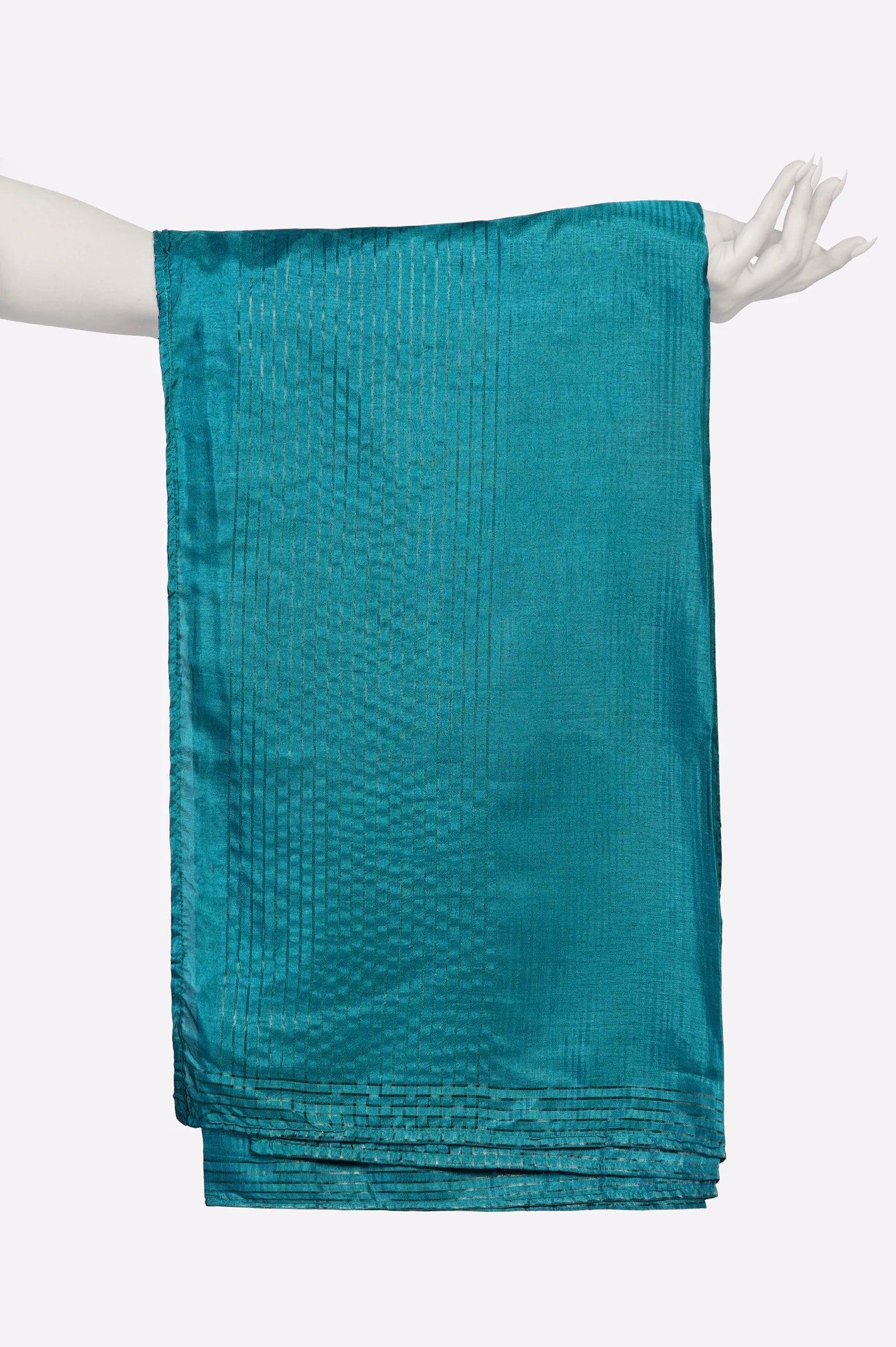 Teal Plain Dupatta