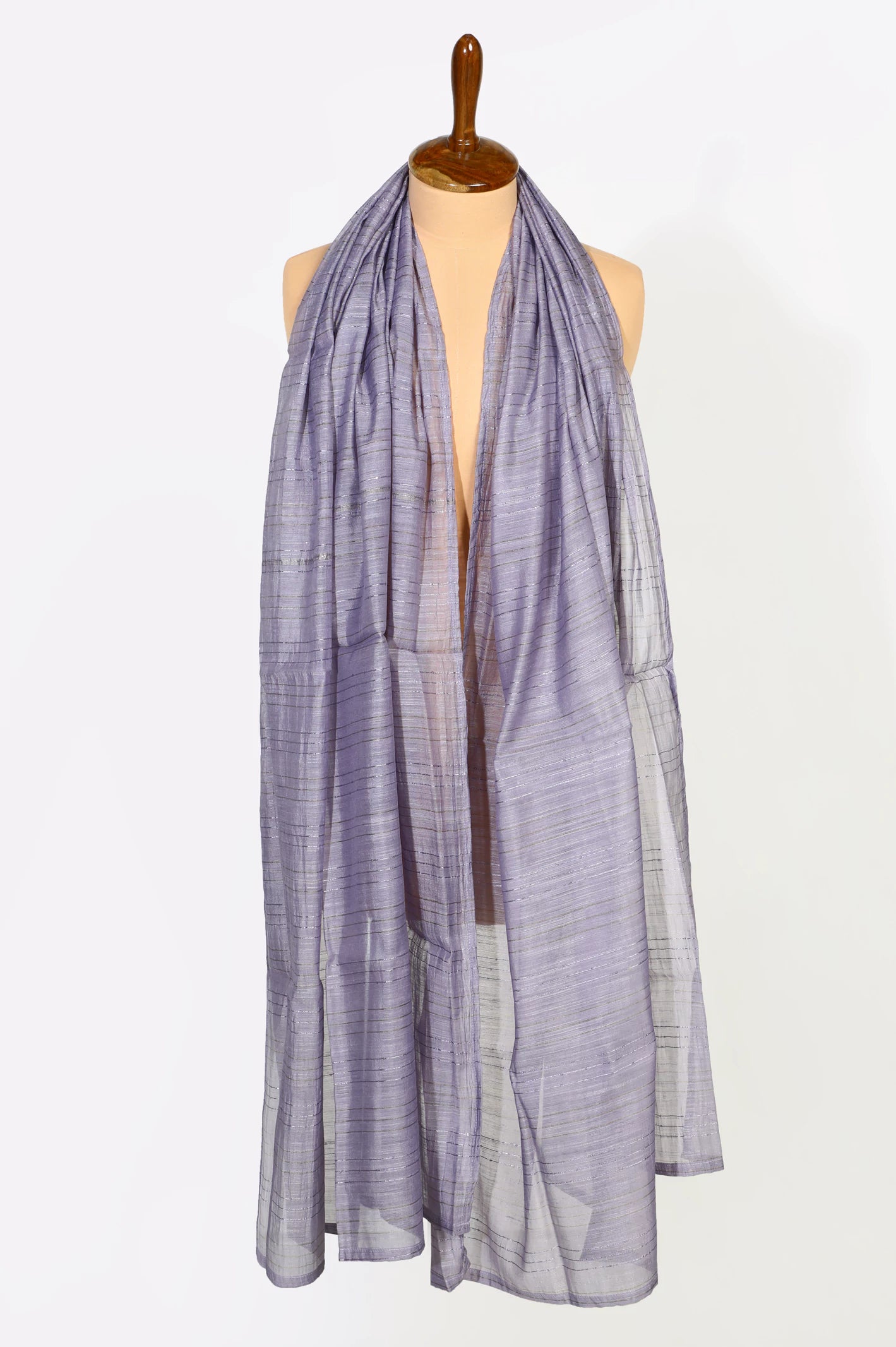 Purple Plain Dupatta