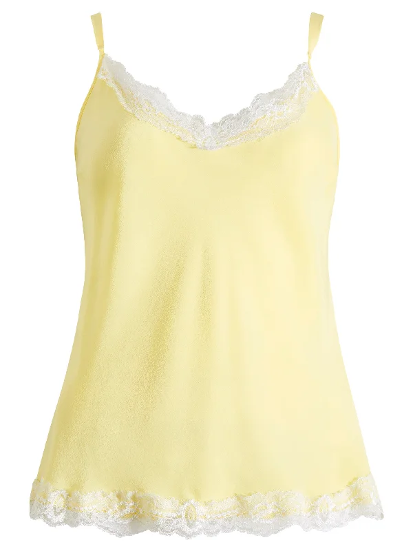 Yellow with Ivory Lace