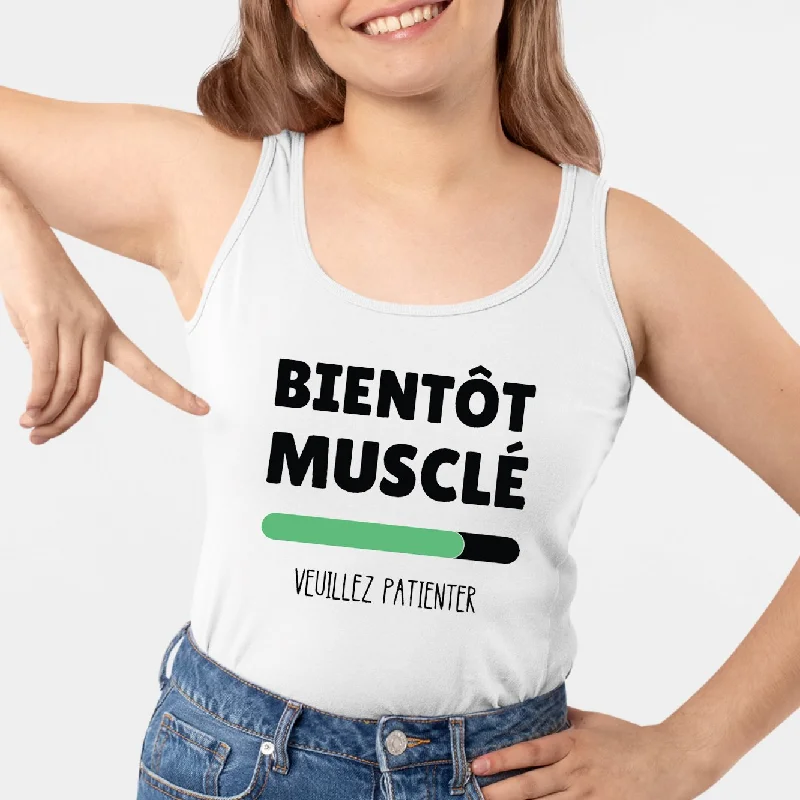 Débardeur Femme Bientôt musclé