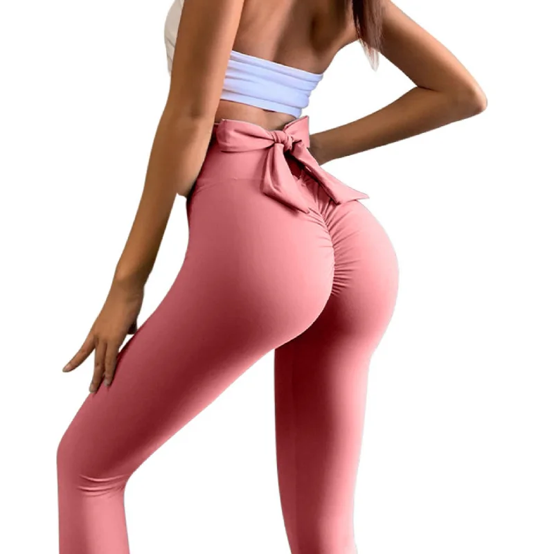 High Quality Solid Color Sports Fitness Yoga Pants