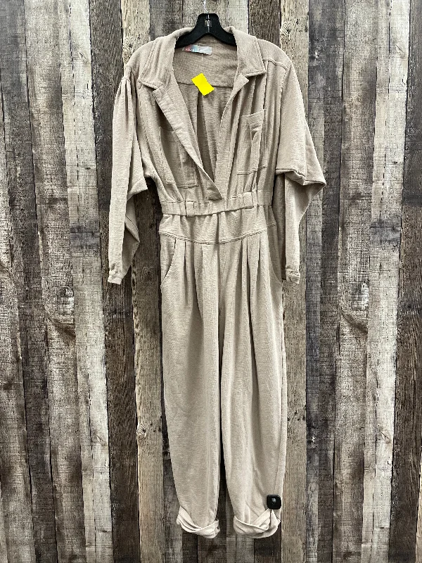 Jumpsuit By Free People In Tan, Size: Xs