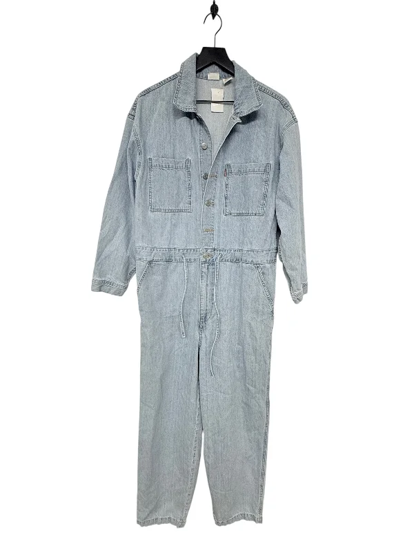 Jumpsuit By Levis In Blue Denim, Size: S