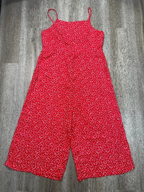 Jumpsuit By Wild Fable In Red, Size: Xxl