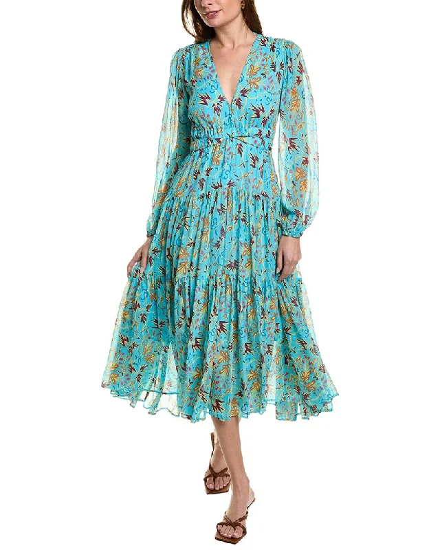 A.L.C. Annie Silk Midi Dress