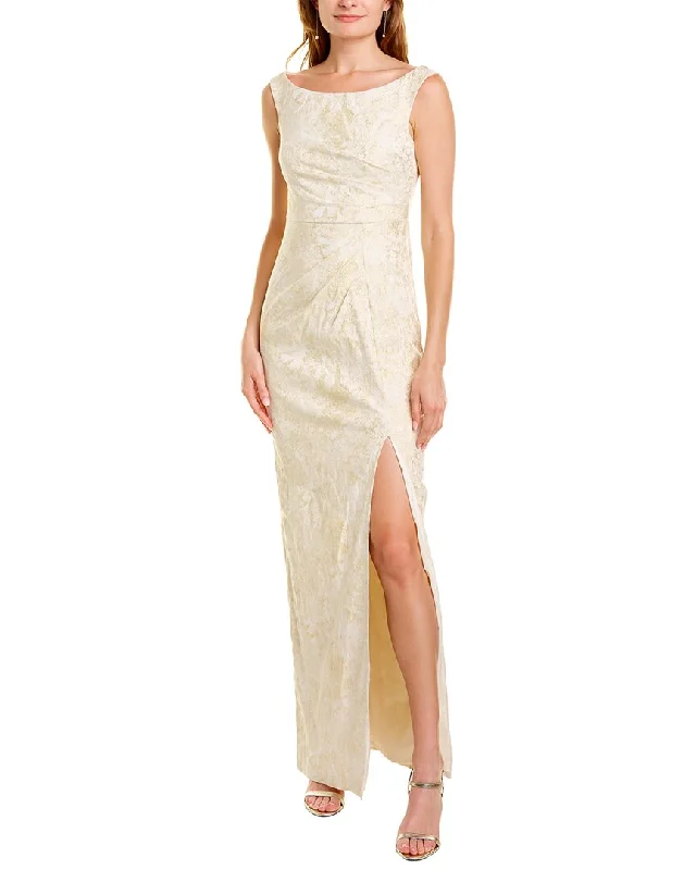 Aidan Mattox Jacquard Gown