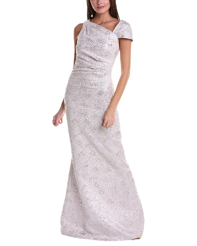 Teri Jon by Rickie Freeman Jacquard Gown