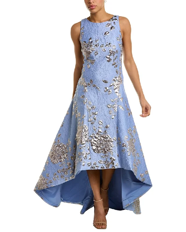 Teri Jon by Rickie Freeman Jacquard Gown