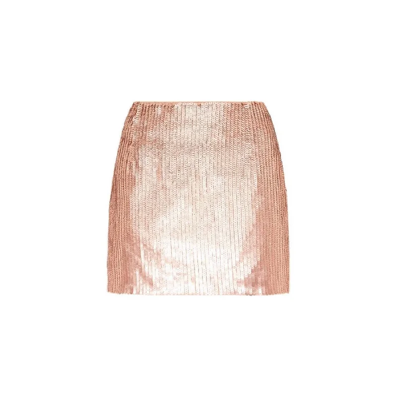 Women's Cecilia Sequin Skirt In Pink