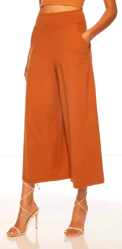 Women's Pocket Pant In Caramel