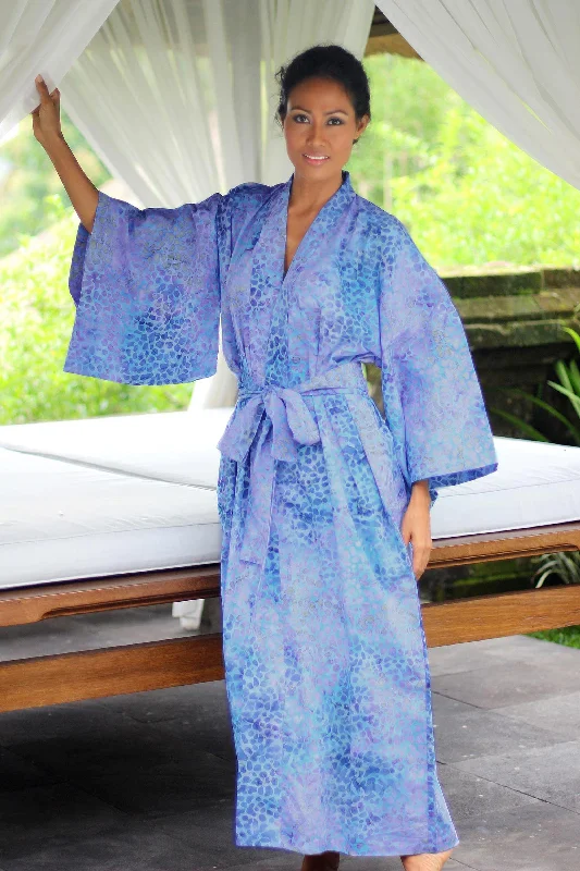 Rushing River Women's Batik Cotton Robe